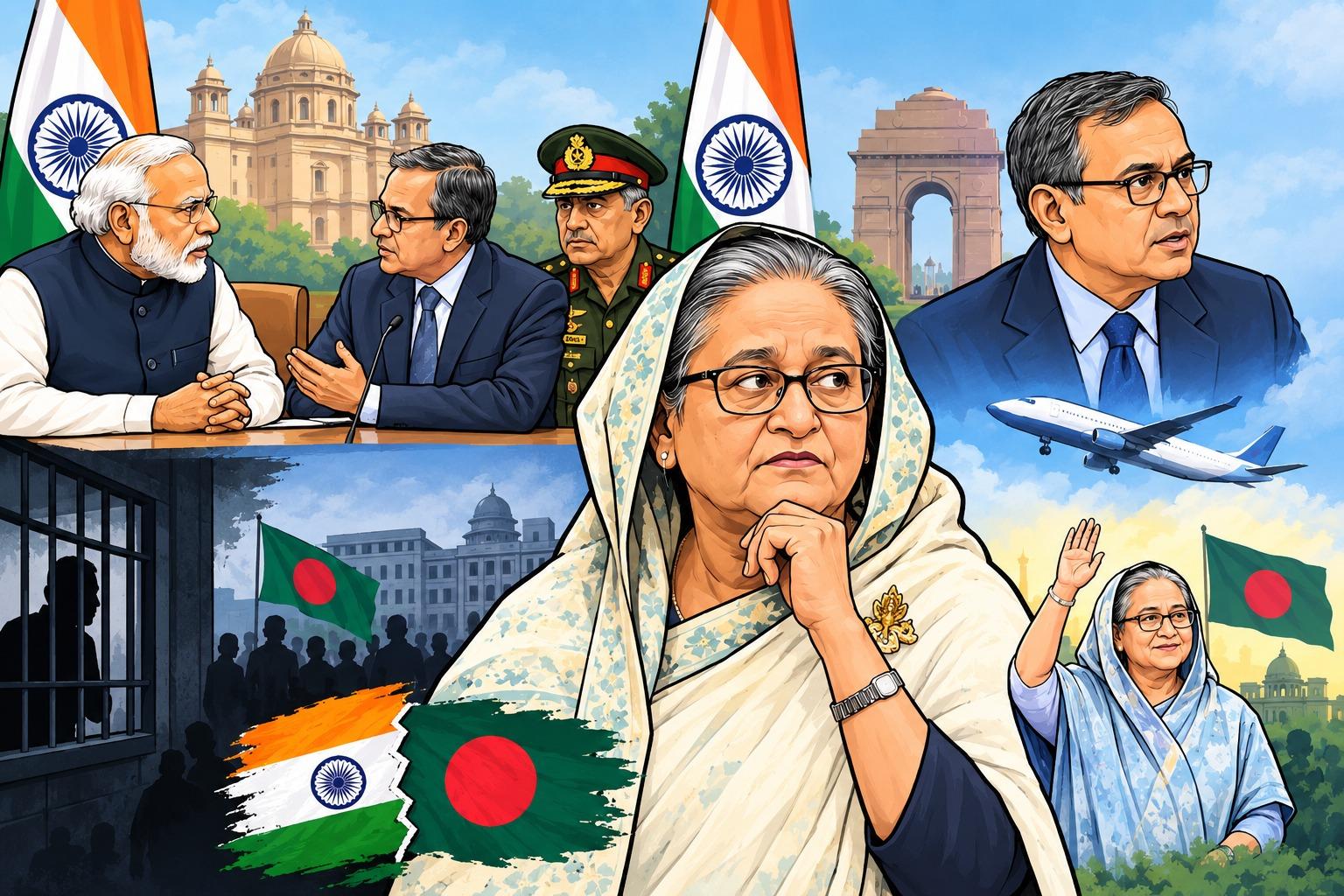 শেখ হাসিনাকে নিয়ে নতুন গোলমালে দিল্লি